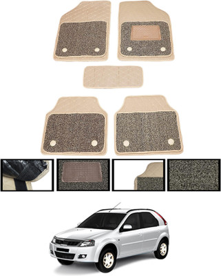 MATIES Leatherite 7D Mat For  Mahindra Verito Vibe(Beige)