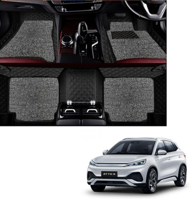 Autoclow Leatherite 7D Mat For  Hyundai Creta(Black, Silver)