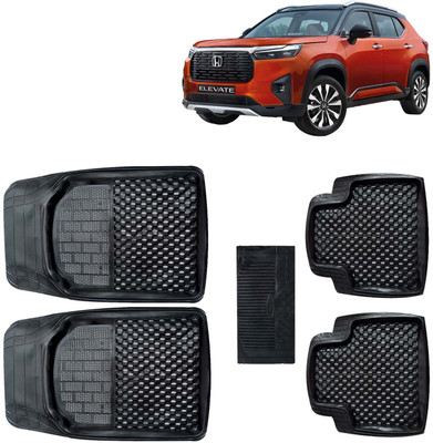 Kingsway PVC Tray Mat For  Honda Universal For Car(Black)