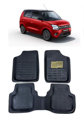arneja trading company Polyutherine 3D Mat For  Maruti Suzuki Wagon R 1.0(Black)