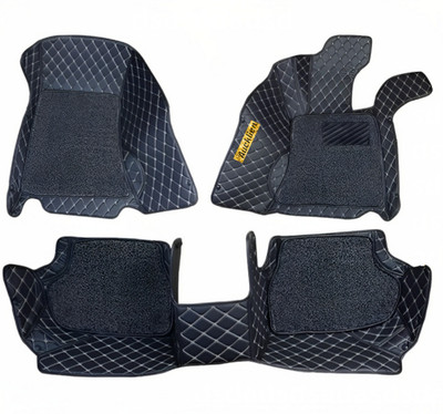 Auckkien Leather 7D Mat For  Hyundai Venue(Black)