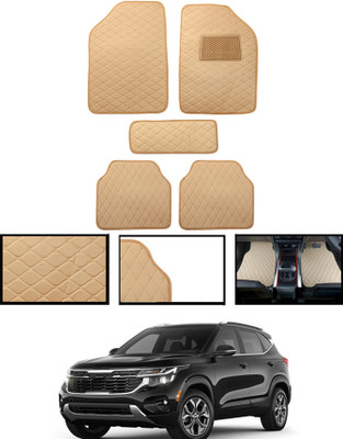 ABJD Leatherite Standard Mat For  Kia Seltos(Beige)