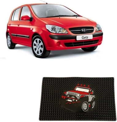 Arnejaa Rubber Standard Mat For  Hyundai Getz(Black)