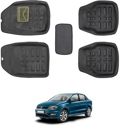 Kingsway PVC 3D Mat For  Volkswagen Ameo(Black)