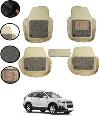 AYW Leatherite 7D Mat For  Chevrolet Captiva(Beige)