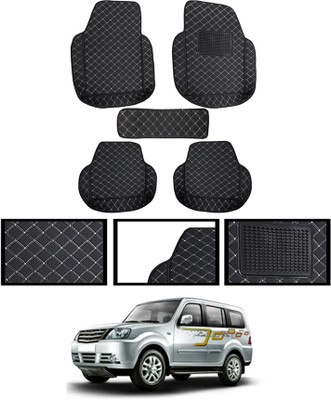 MSNP Leatherite 7D Mat For  Tata Grand Dicor(Black)