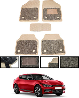 MSNP Leatherite 7D Mat For  Kia EV6(Beige)