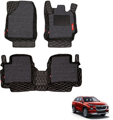 elegant Leatherite 7D Mat For  Maruti Suzuki Grand Vitara(Black, White)