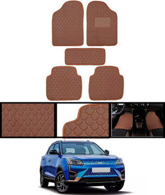 MATIES Leatherite Standard Mat For  Mahindra Universal For Car(Brown)