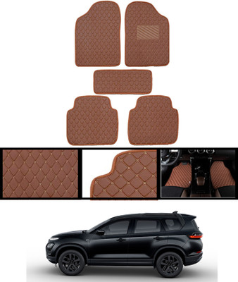 MATIES Leatherite Standard Mat For  Tata Safari(Brown)