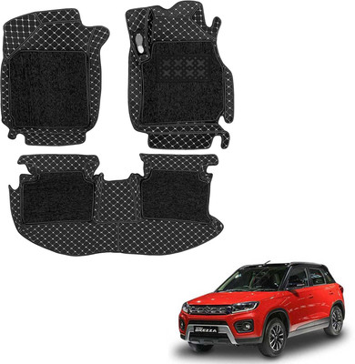 COSMOGEAR Leatherite 7D Mat For  Maruti Suzuki Vitara Brezza(Black)