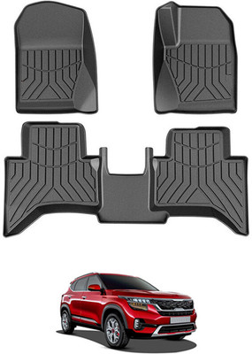 RKPSP PVC Tray Mat For  Kia Sonet(Black)