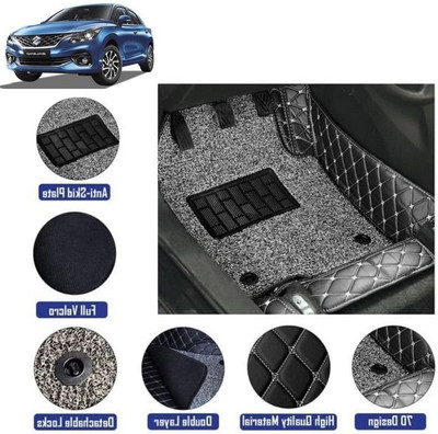 TOFIT ENTERPRISE Leather 7D Mat For  Maruti Baleno(Black)