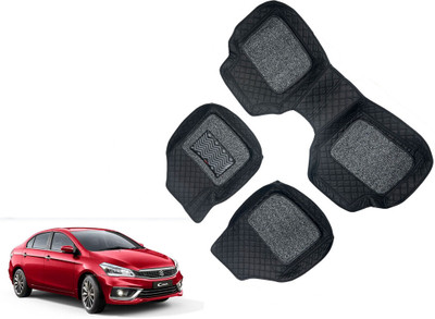 AUTO PEARL Leatherite 7D Mat For  Maruti Ciaz(Black)