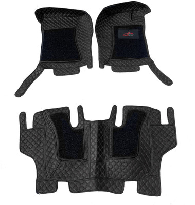 CARGRIP Leather 7D Mat For  Mahindra Thar(Black)