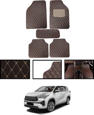 MATIES Leatherite Standard Mat For  Toyota Universal For Car(Brown)