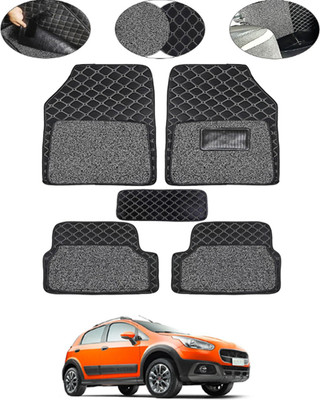 MSNP Leatherite 7D Mat For  Fiat Avventura(Black)