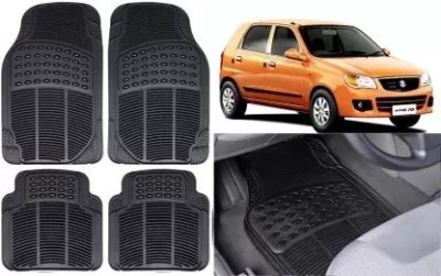 JVG PVC, Rubber Standard Mat For  Maruti Suzuki Alto K10(Black)