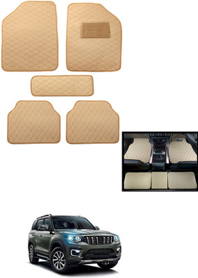 MATIES Leatherite Standard Mat For  Mahindra Universal For Car(Beige)