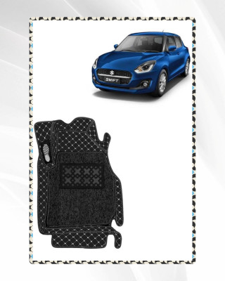 KUNTAIL A Leather 7D Mat For  Maruti Suzuki Swift(Black)