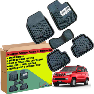 Autowhrib Plastic 3D Mat For  Mahindra TUV-300(Black)