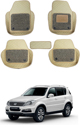 AYW Leatherite 7D Mat For  Rexton(Beige)