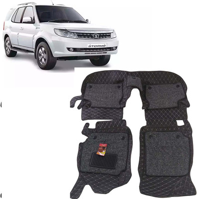 AUTORACE Leatherite 7D Mat For  Tata Safari Storme(Black)