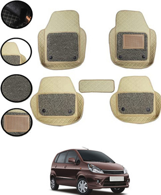 MATIES Leatherite 7D Mat For  Maruti Suzuki Zen Estilo(Beige)