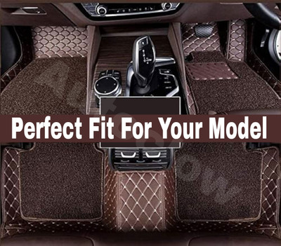 Autoclow Leatherite 7D Mat For  MG Hector Plus(Brown)