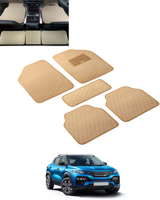 MSNP Leatherite Standard Mat For  Universal For Car(Beige)