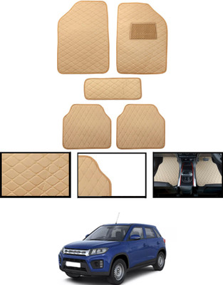 MSNP Leatherite Standard Mat For  Maruti Suzuki Universal For Car(Beige)