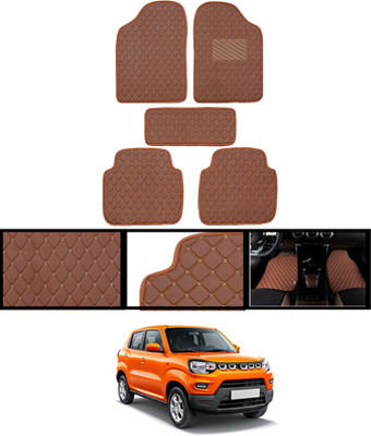 MSNP Leatherite Standard Mat For  Maruti Suzuki Universal For Car(Brown)