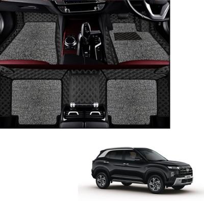 Autoclow Leatherite 7D Mat For  Hyundai Creta(Silver, Silver)