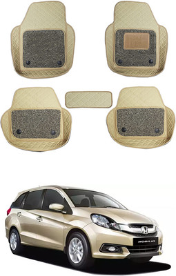 AYW Leatherite 7D Mat For  Honda Mobilio(Beige)