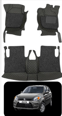 TOFIT ENTERPRISES Leatherite 7D Mat For  Maruti Suzuki Alto(Black)