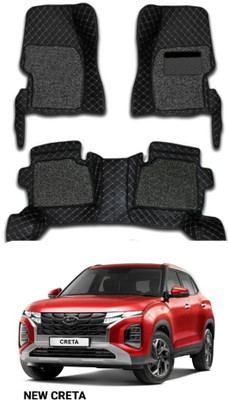 onefit enterprises Leatherite 7D Mat For  Hyundai Creta(Black)