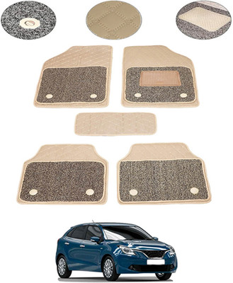 MSNP Leatherite 7D Mat For  Maruti Suzuki Baleno(Beige)