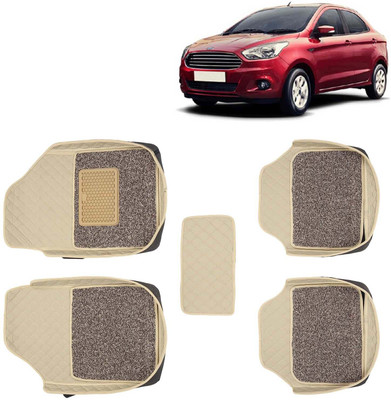 Kingsway Leatherite 7D Mat For  Ford Figo Aspire(Beige)