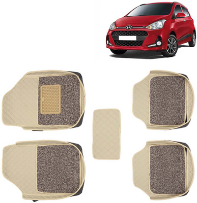 Kingsway Leatherite 7D Mat For  Hyundai Grand i10(Beige)