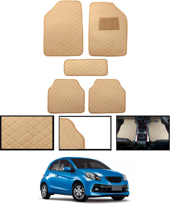 CCMM Leatherite Standard Mat For  Honda Brio(Beige)