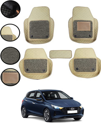 MSNP Leatherite 7D Mat For  Hyundai i20(Beige)