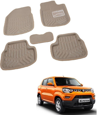 ROSHNEER ENTERPRISES PVC 3D Mat For  Maruti S-Presso(Beige)
