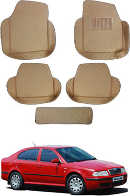 MATIES Leatherite 7D Mat For  Skoda Octavia(Beige)