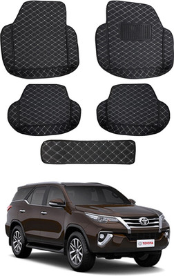 MATIES Leatherite 7D Mat For  Toyota Fortuner(Black)