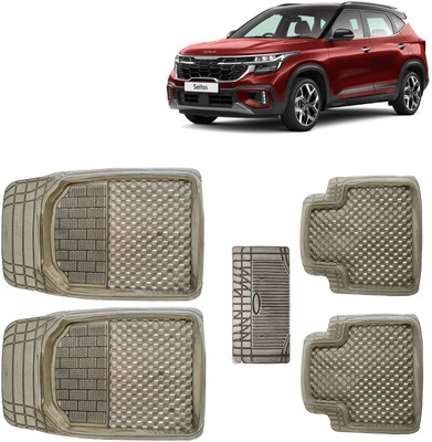Kingsway PVC Tray Mat For  Kia Seltos(Brown)