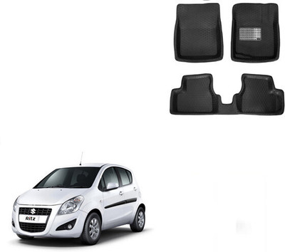 Autorepute Leather 5D Mat For  Maruti Suzuki Ritz(Black)