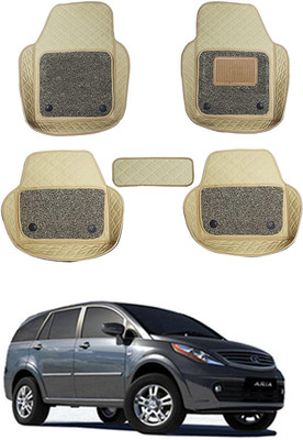 AYW Leatherite 7D Mat For  Volkswagen Ameo(Beige)
