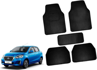 AUTO PEARL Polyester Standard Mat For  Datsun Go(Black)