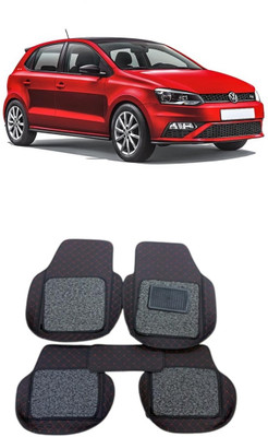 Arnejaa Leatherite 7D Mat For  Volkswagen Polo GT(Red, Black)
