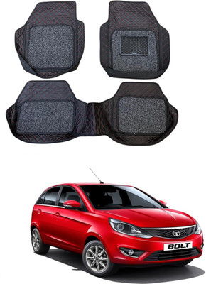 Arnejaa Leatherite 7D Mat For  Tata Bolt(Red, Black)